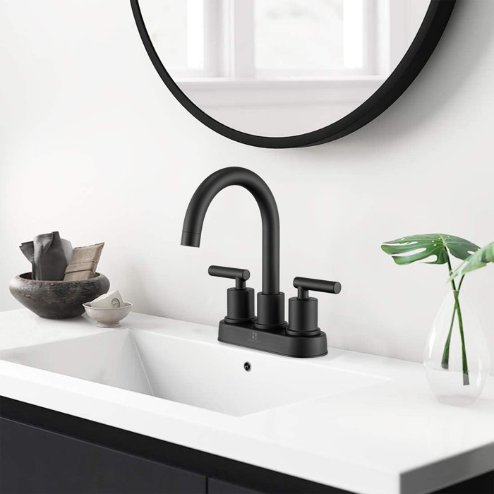 Homelody Centerset Bathroom Faucet with Drain Assembly & Reviews Wayfair
